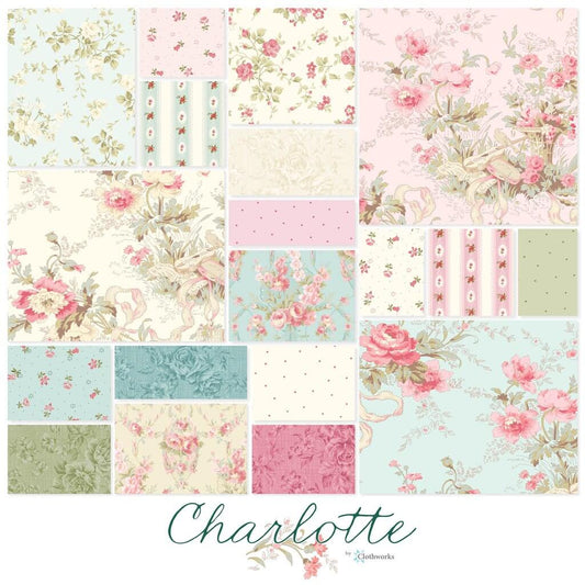 Charlotte by Clothworks - 2.5" Roll (40 Strips)