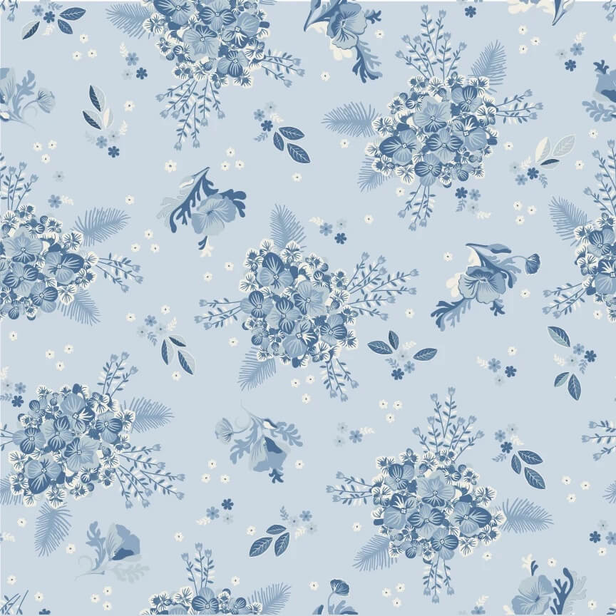 Lakeland Blues - Hydrangeas Medium