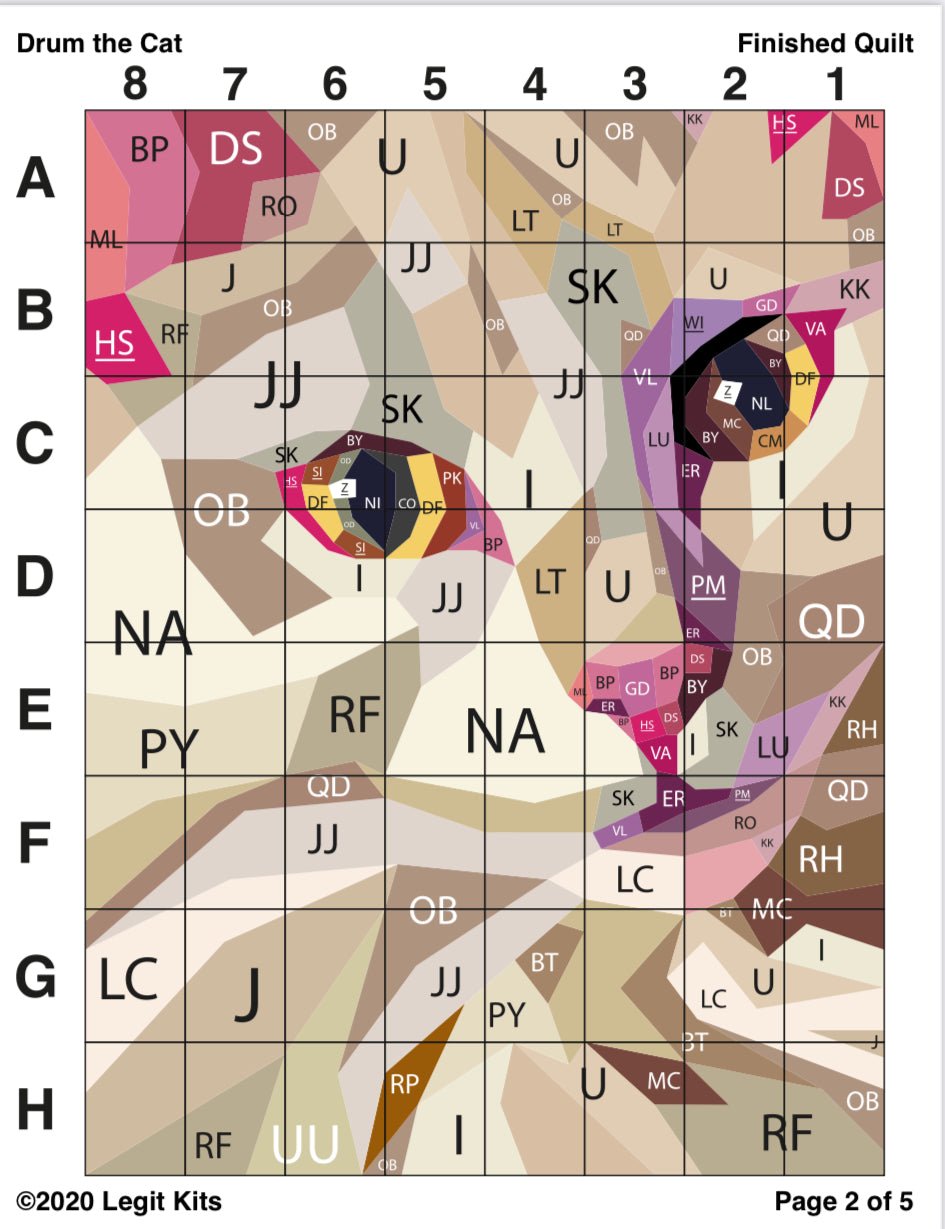 Drum the Cat Pattern