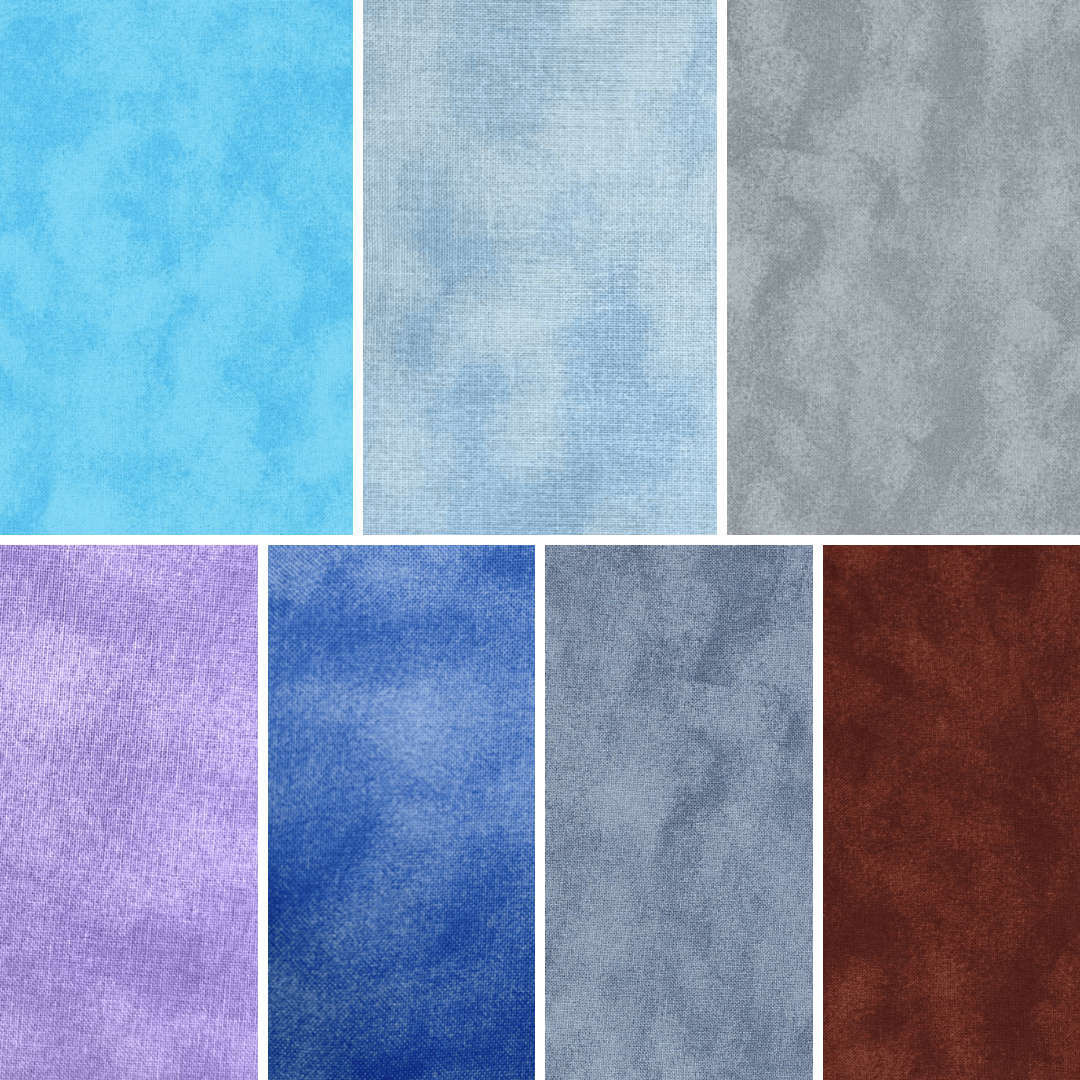 Color Waves Morning Mist 5" x 5" Charm Pack - 42 Squares
