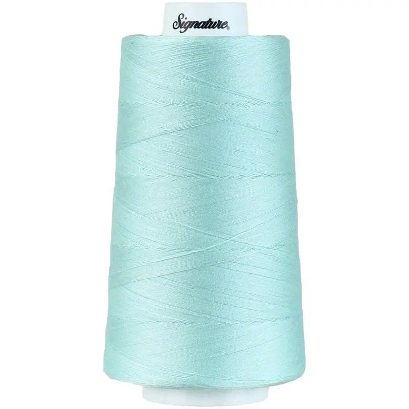 Signature 40 wt Cotton Quilting Thread 3,000 yd Cone - Azure