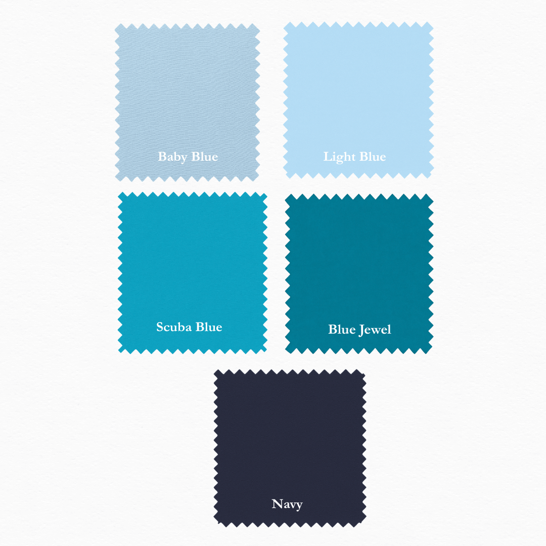 Supreme Solids - 2.5" Roll - Shades of Blue (40 Strips)