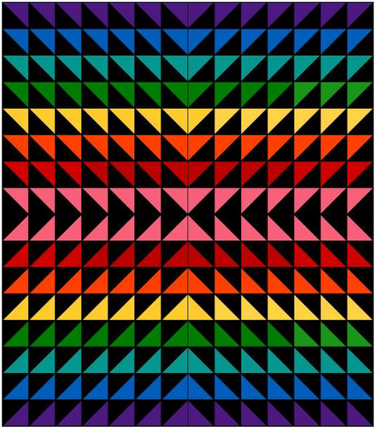 World of Color Quilt Kit - Supreme Solids Edition
