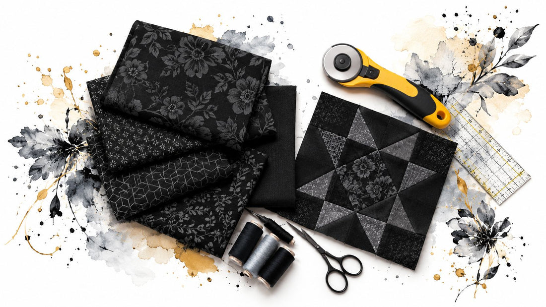 Black Tone on Tone Fabric: A Modern Quilter's Guide
