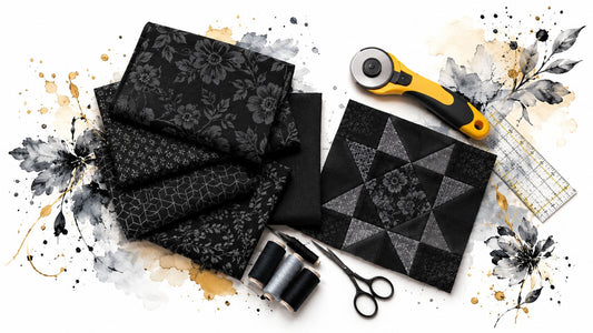 Black Tone on Tone Fabric: A Modern Quilter's Guide