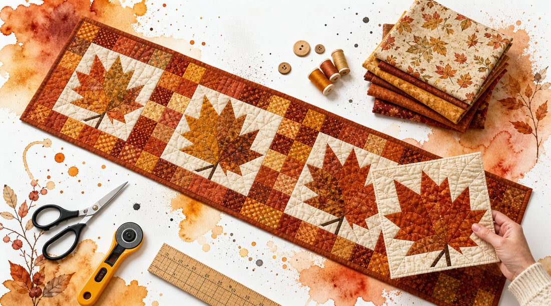 Easy Fall Table Runner Patterns to Sew This Weekend