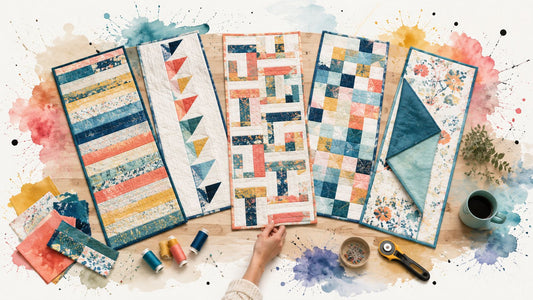 Simple Table Runner Patterns: 5 Easy Projects