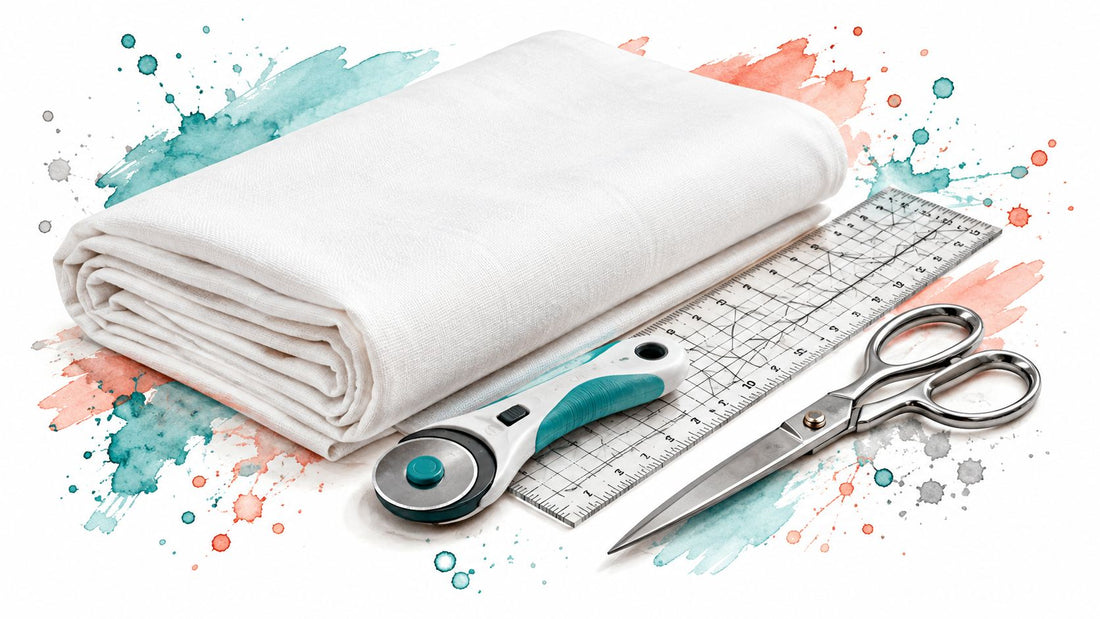 White Cotton Fabric Guide for Quilters