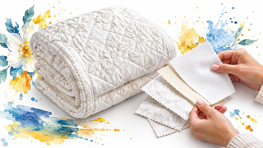 White on White Quilting Fabric Guide for Texture