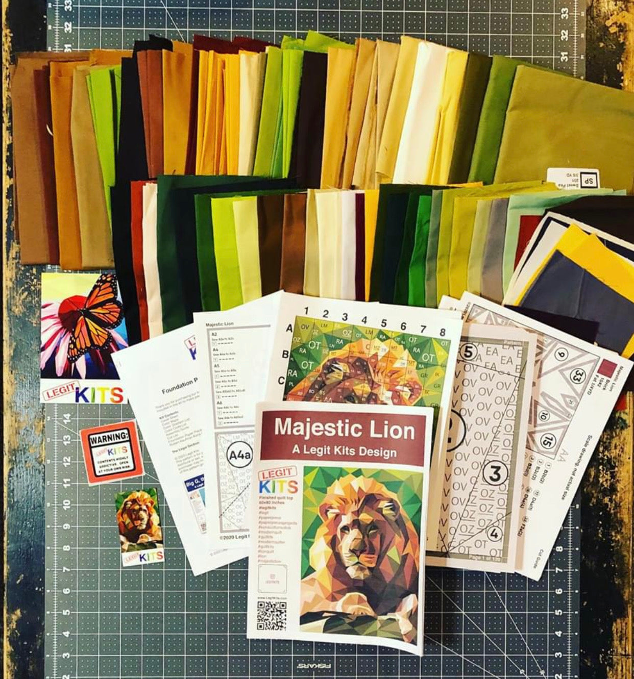 Lion Quilt Kit