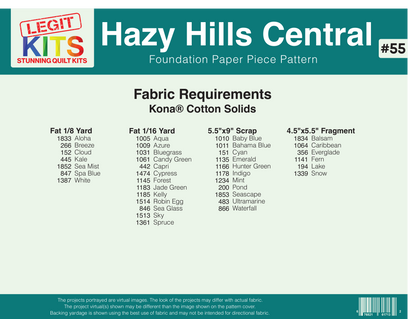Hazy Hills Central Pattern (CONFETTI)