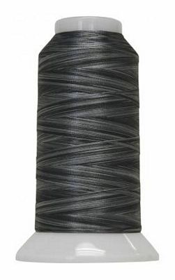 Fantastico 40 wt Variegated Polyester Thread 2,000 yd - Silverado