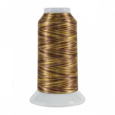 Fantastico 40 wt Variegated Polyester Thread 2,000 yd - English Toffee