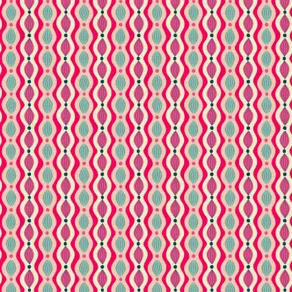 Paradise Birds Chain Pink 118" Wideback Fabric per yard