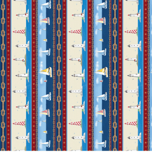 Sail Away - Stripe (3-Yard Pack)