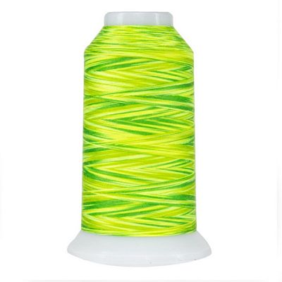 OMNI-V 40 wt Variegated Polyester Thread 2,000 yd - Fresh Lime