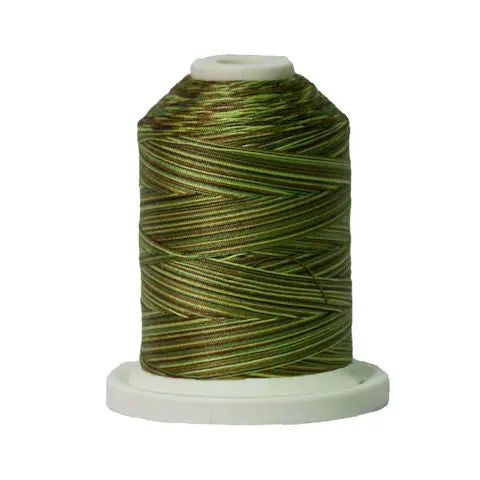 152 Olive Hues Signature Cotton Variegated Thread Mini Spool - 40WT