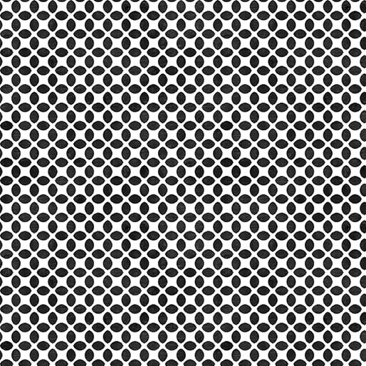 Inspired Blooms - Chalk Geo - Black (3-Yard Pack)