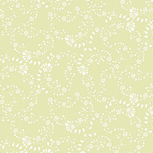 Inspired Blooms - Floral Trail - Light Green (3-Yard Pack)