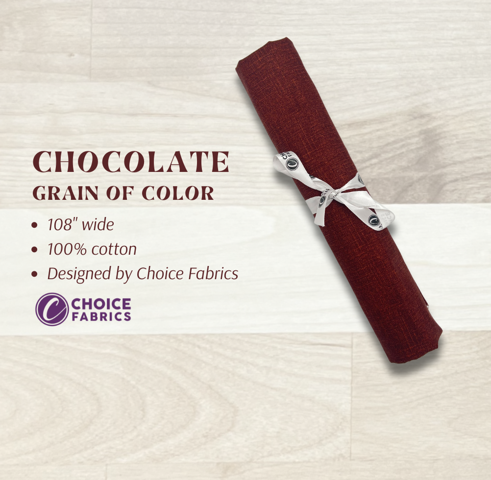 Grain of Color 108" Supreme Backings - Chocolate