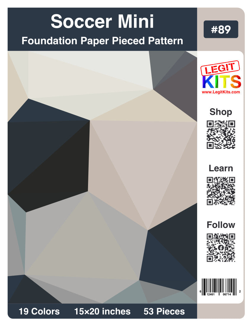 Soccer Mini Quilt Kit