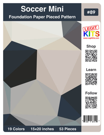 Soccer Mini Quilt Kit