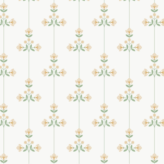 Vintage Charm - Vivienne - Tan (3-Yard Pack)