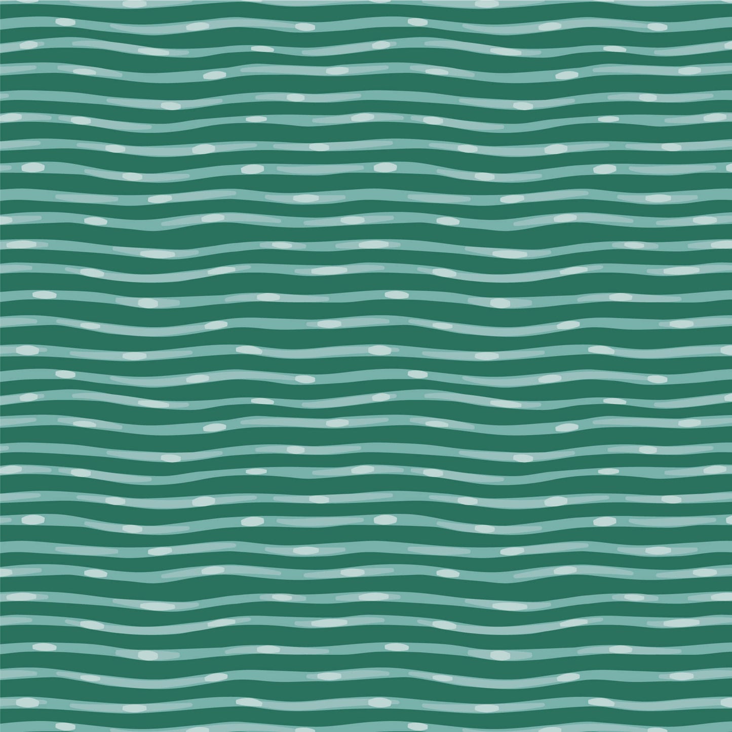 Garden Walks - Streaming - Turquoise (3-Yard Pack)