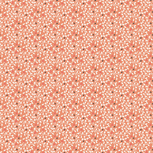 Little Bo - Berry Vines - Coral