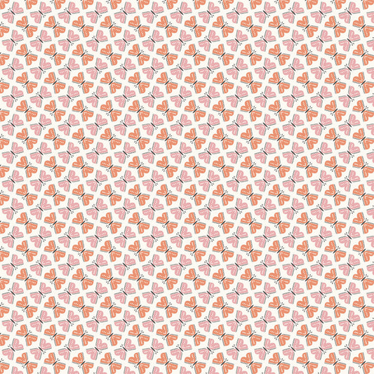 Little Bo - Flutter By - Carnation (3-Yard Pack)