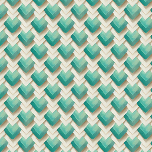 Bali Dreams - Diamonds - Blue (3-Yard Pack)
