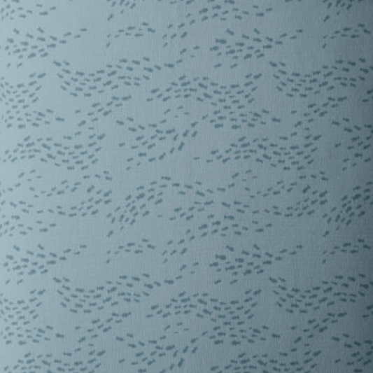 Seashell Serenade - Fish School - Dusty Blue