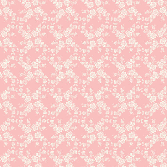 Cottage Garden - Lattice Vine - Pink