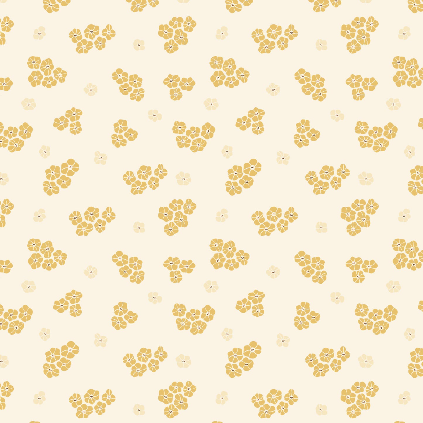 Florissima - Delightful Ditsy - Gold (3-Yard Pack)
