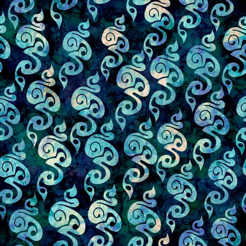Flamenco - Squiggle - Blue