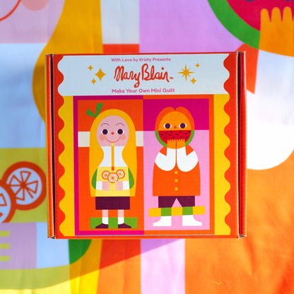 Mary Blair™ Lemonade Girl and Watermelon Boy Mini Quilt Kit