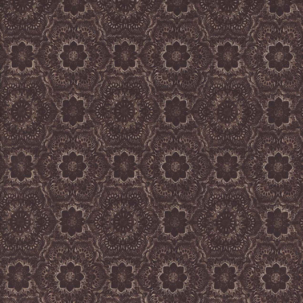 Queen Bee - Spice Flower Medallion - Charcoal