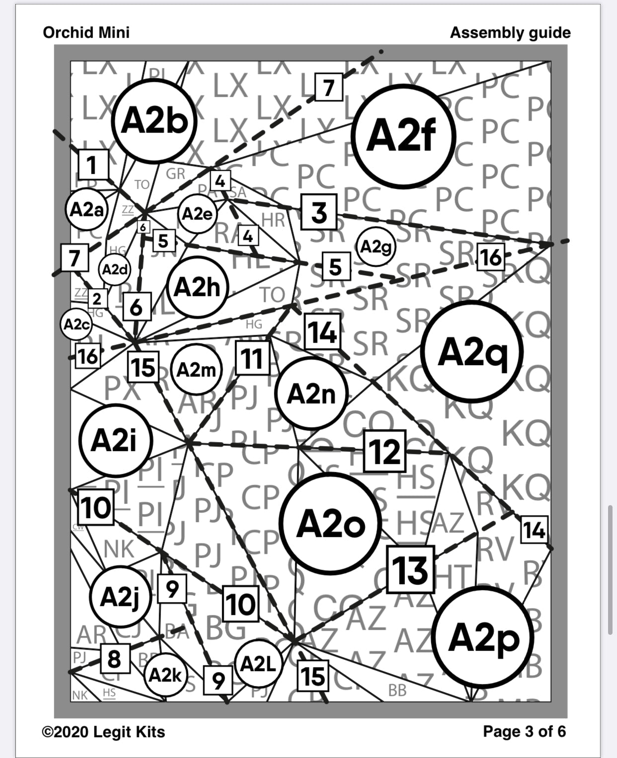 Orchid Mini Quilt Kit
