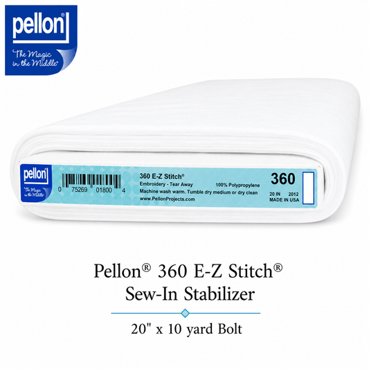 Pellon® 360 EZ Stitch™ Sew-In Stabilizer 20" x 10 yard Bolt (White)