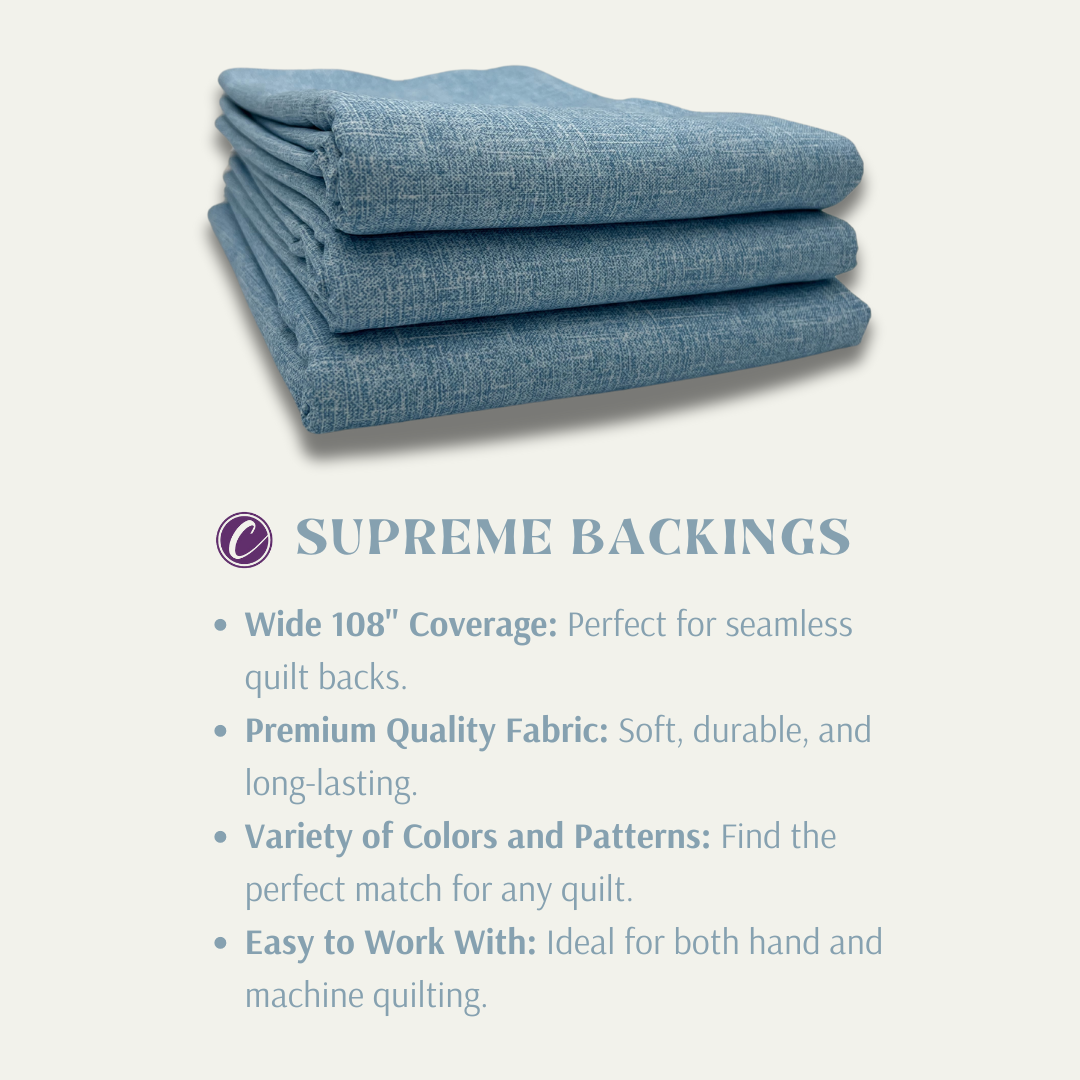 Grain of Color 108" Supreme Backings - Light Blue