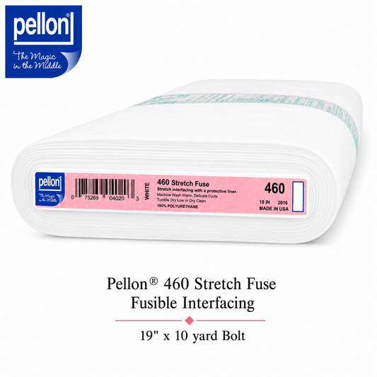 Pellon® 460 Stretch Fuse™ Interfacing 19" x 10 yard Bolt (White)