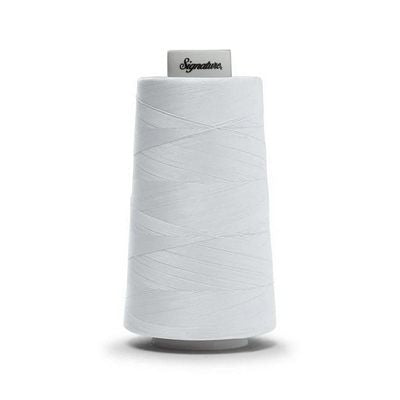 Signature 40 wt Cotton Quilting Thread 3,000 yd Cone - Pearl