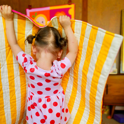 Mary Blair™ Lemonade Girl and Watermelon Boy Quilt