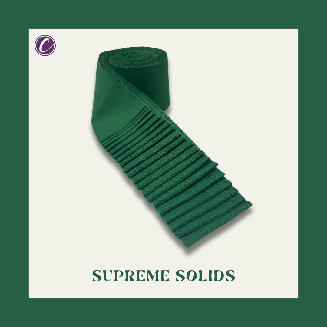 Supreme Solids - 2.5" Roll - Pine Green (20 cuts)