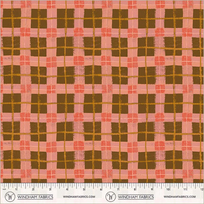 Dream Linoleum Plaid 43/44 Fabric Per Yard