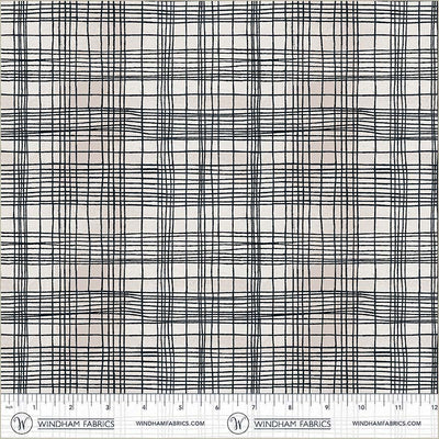 String Theory Plaid Cosmic Web Cotton 43/44 Fabric Per Yard