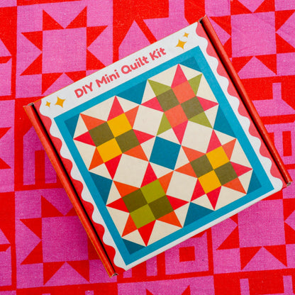 Mini Quilt Kits - Turquoise