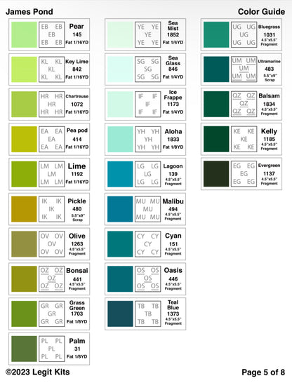 James Pond Quilt Kit