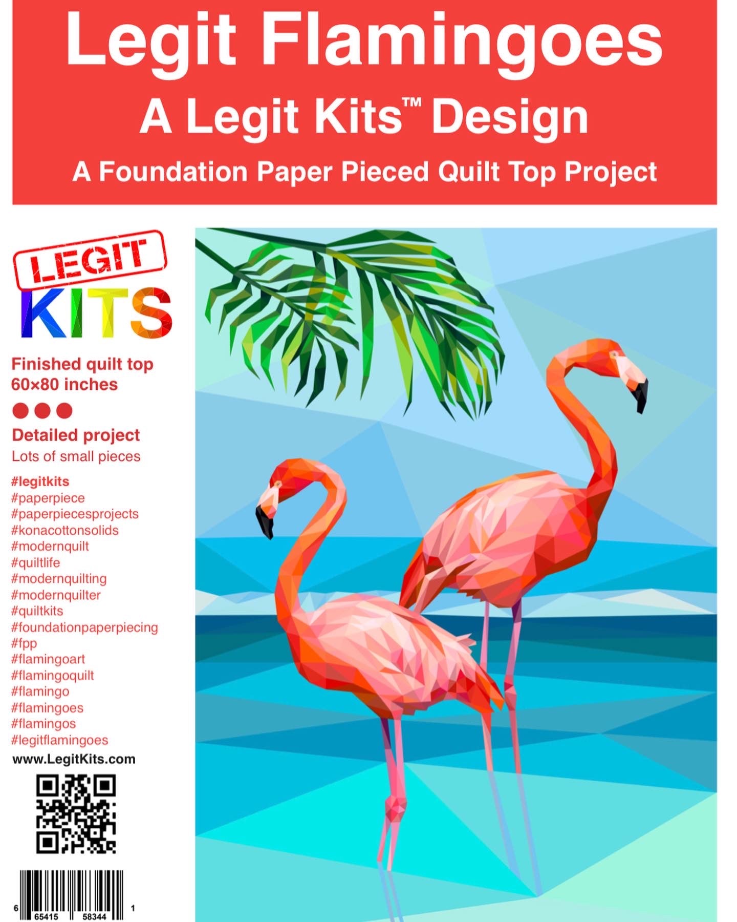 Flamingoes Quilt Kit