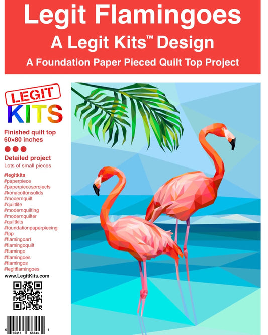 Flamingoes Quilt Kit
